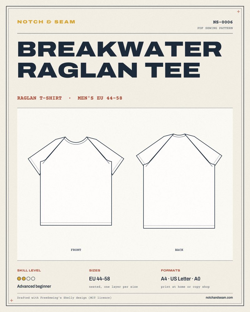 Breakwater Raglan Tee