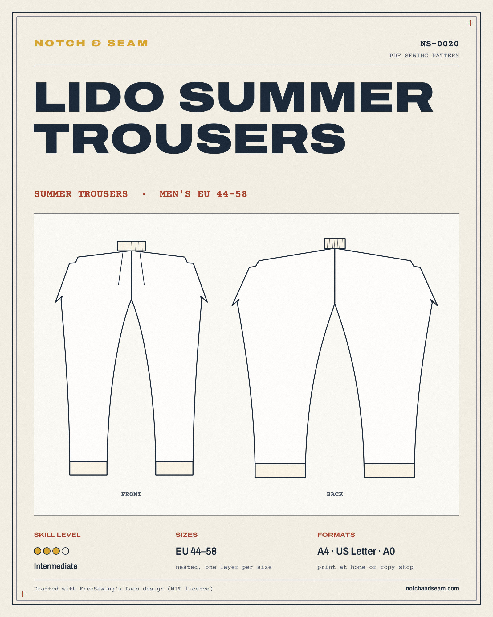 Lido Summer Trousers
