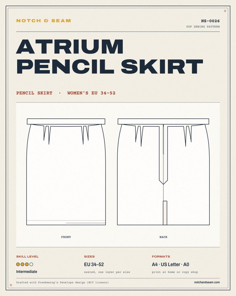 Atrium Pencil Skirt