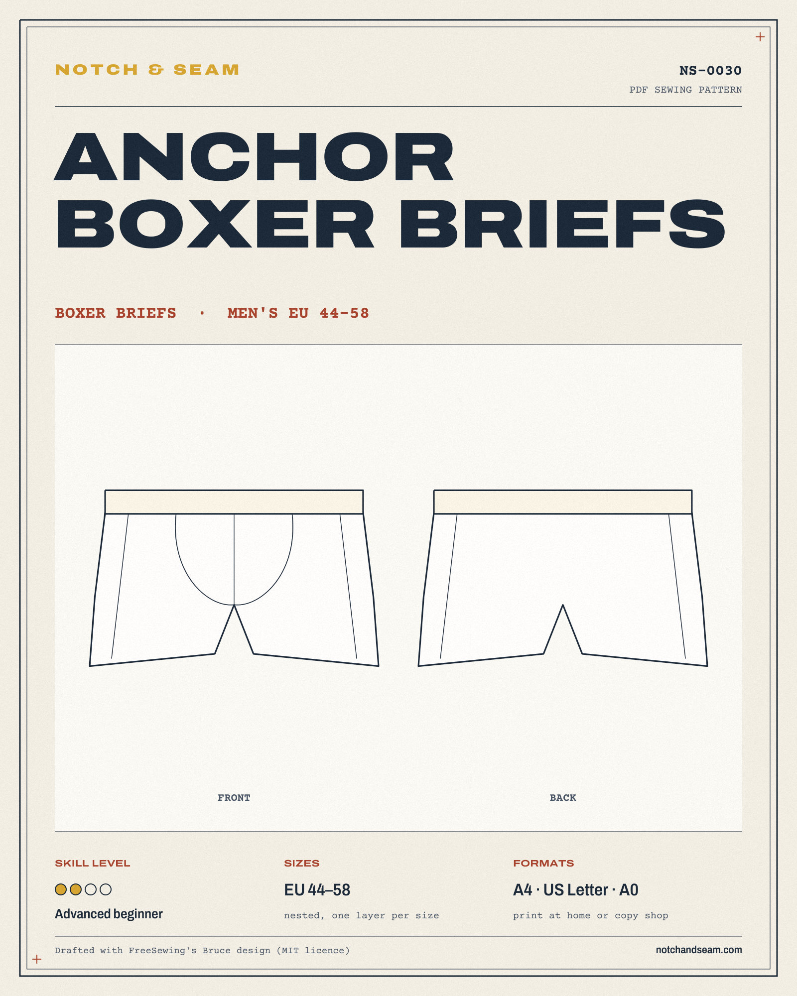 Anchor Boxer Briefs