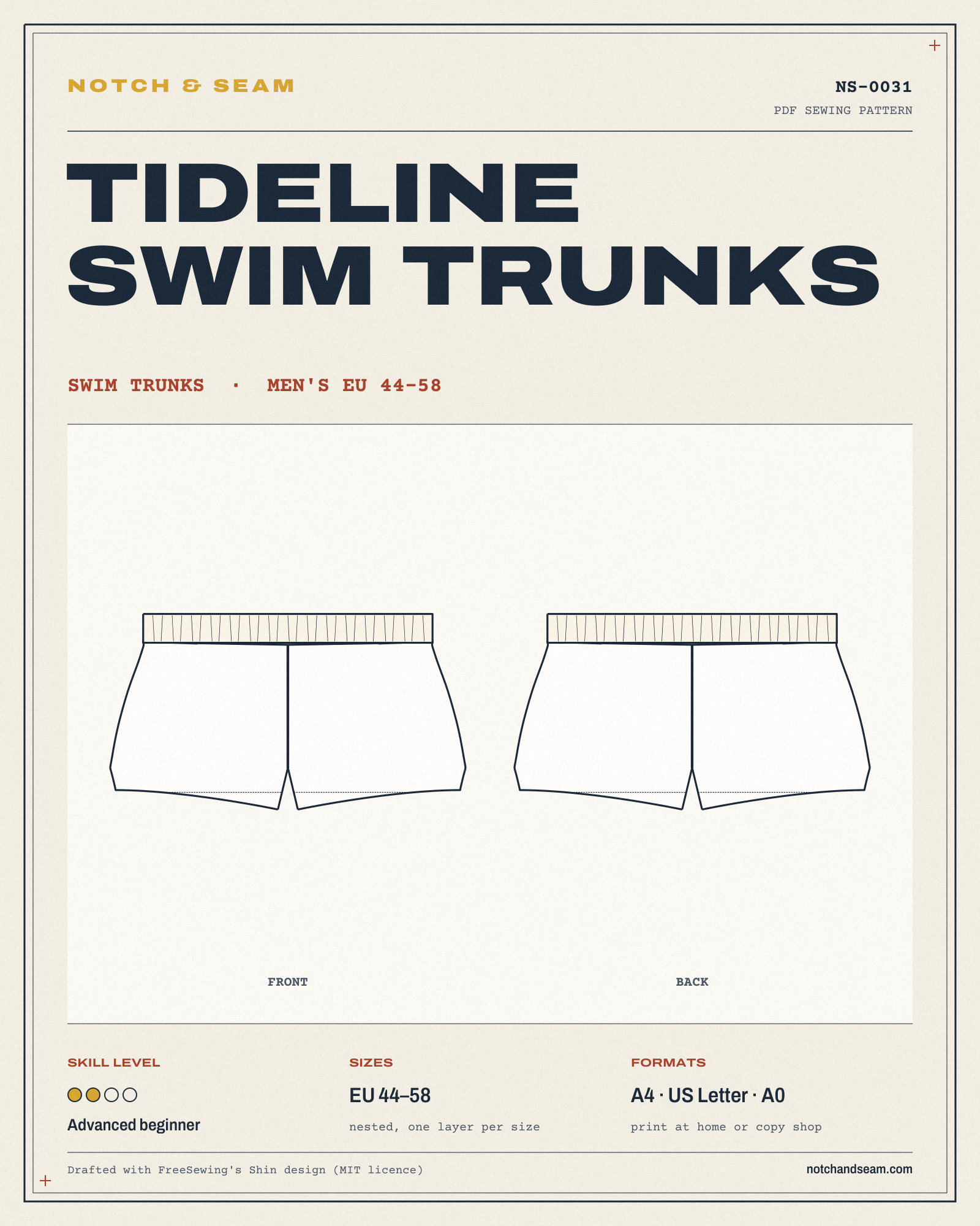 Tideline Swim Trunks