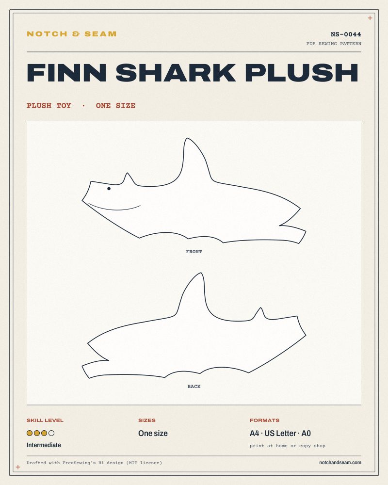 Finn Shark Plush