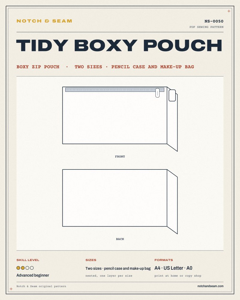 Tidy Boxy Pouch