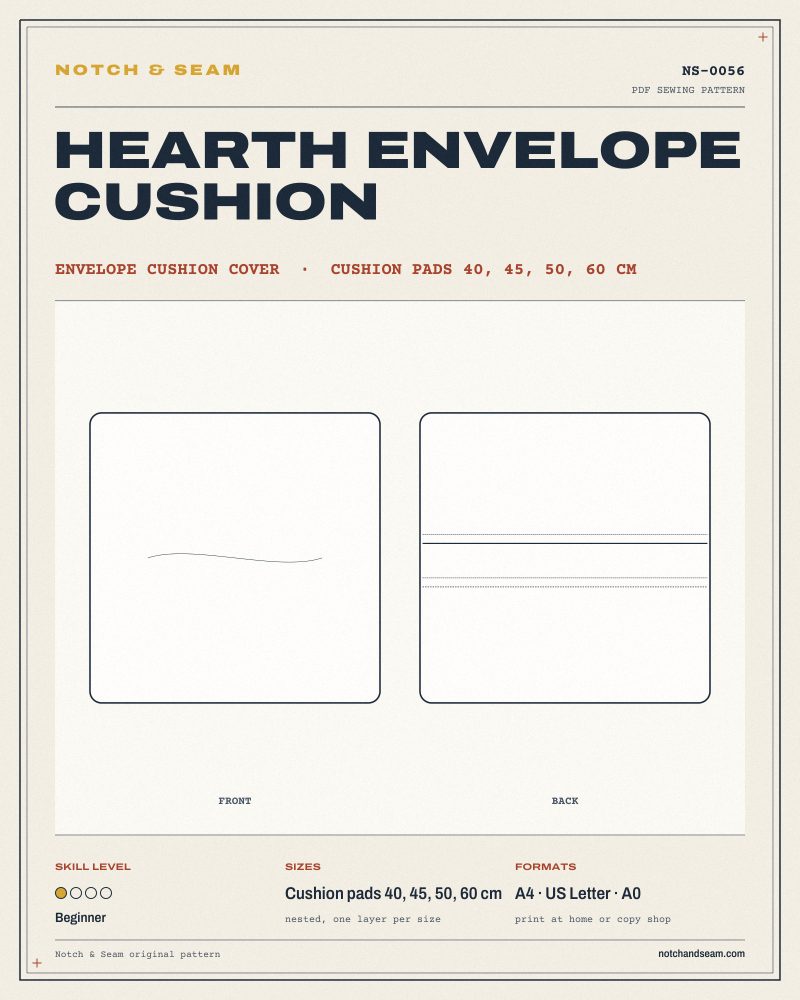 Hearth Envelope Cushion