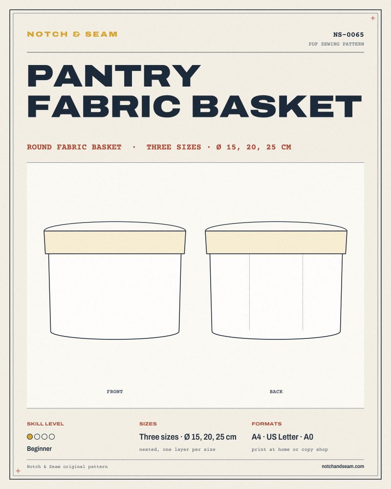 Pantry Fabric Basket