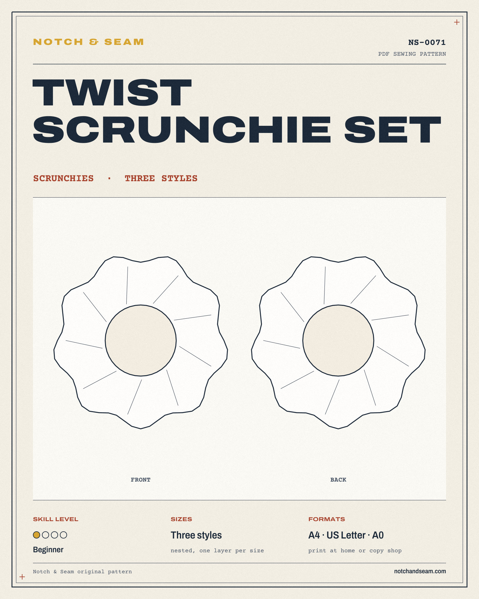 Twist Scrunchie Set