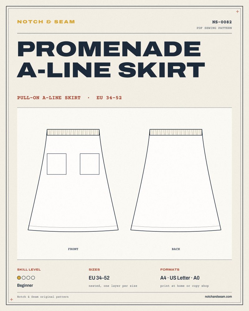 Promenade A-line Skirt