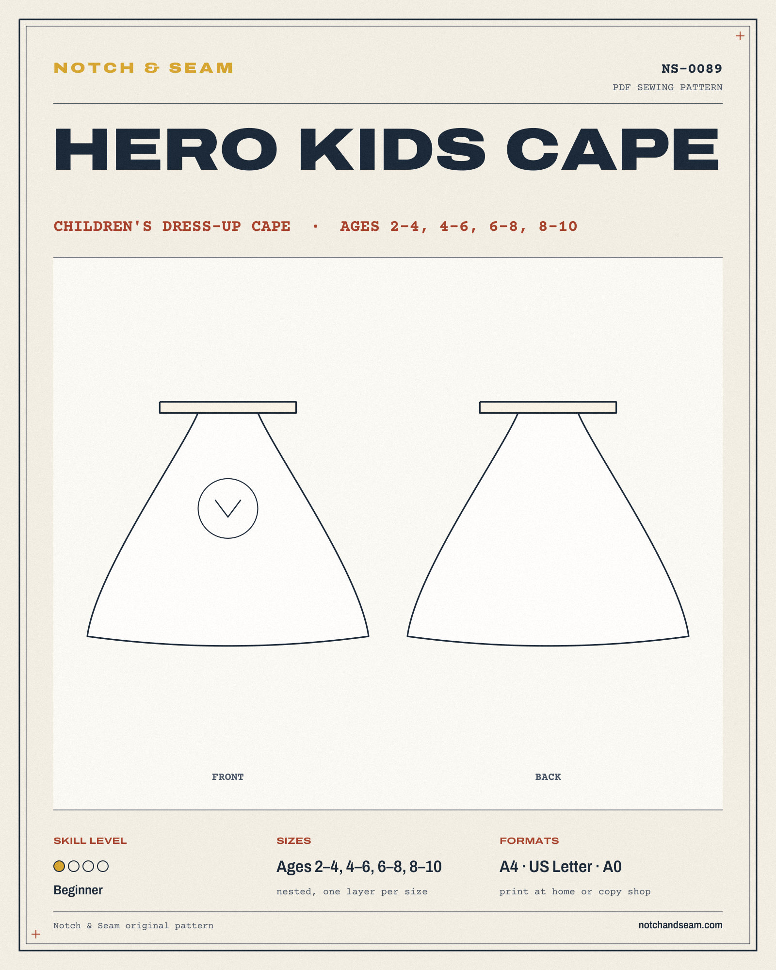 Hero Kids Cape