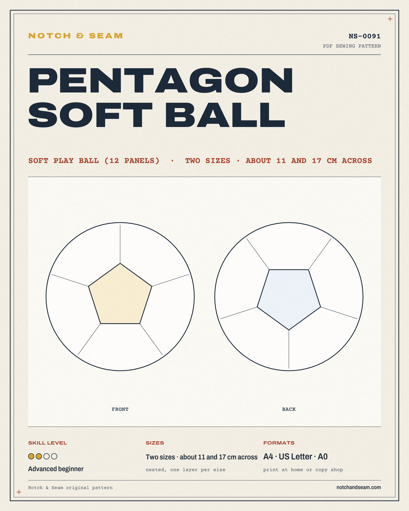 Pentagon Soft Ball